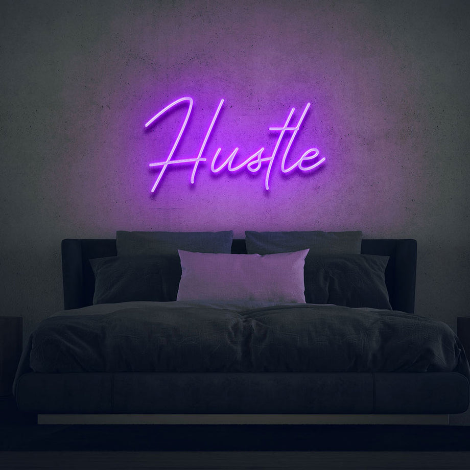 Purple Neon Sign Good Vibes Aesthetic Dimmable Light up -  Norway